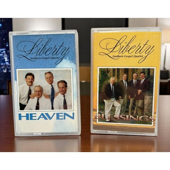 Liberty Southern Gospel Quartet Heaven / Blessings Cassette Tapes Inspirational - Picture 1 of 6